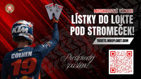 Tisková zpráva: Věnujte na Vánoce vstupenky na světový motokros